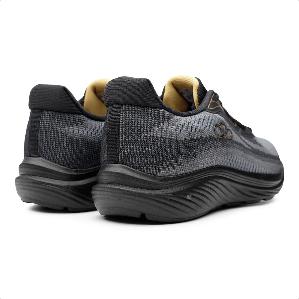 Tênis Olympikus Vertice Feminino Preto/Dourado 5
