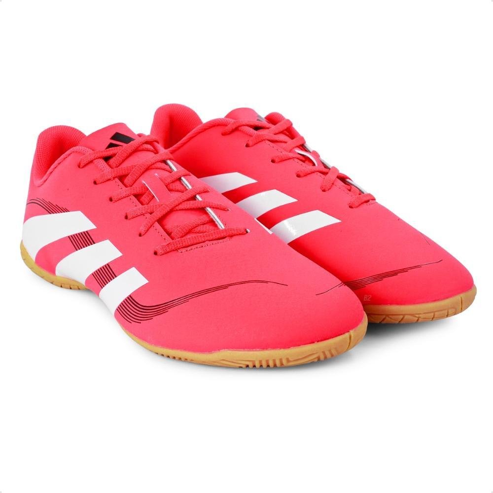 Chuteira Adidas Futsal Predator Artilheira 25 Masculina Coral/Branco 3