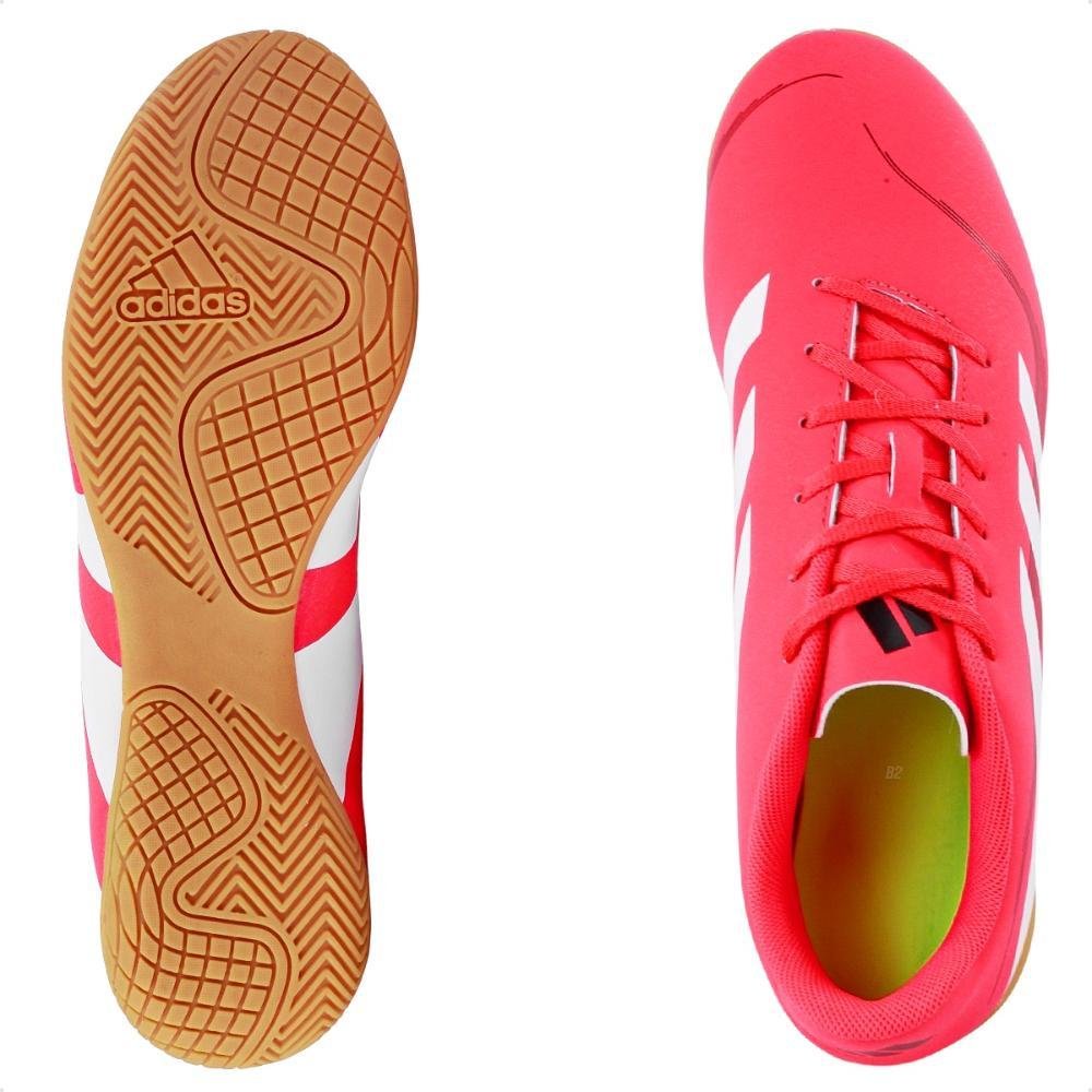 Chuteira Adidas Futsal Predator Artilheira 25 Masculina Coral/Branco 6