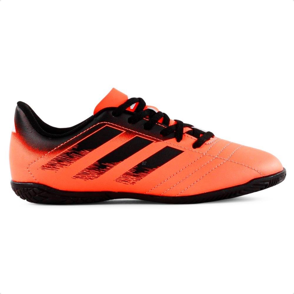 Chuteira Futsal Adidas Rabisco Junior Laranja/Preto 1