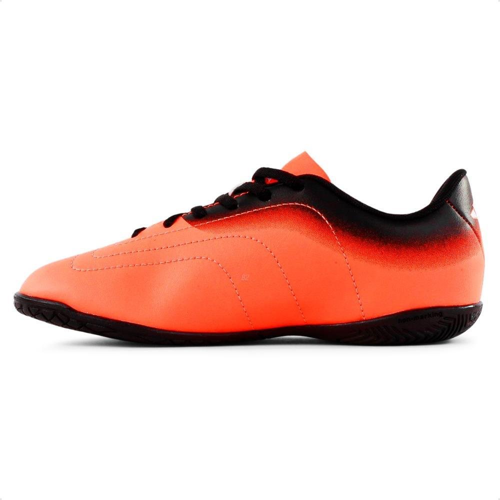 Chuteira Futsal Adidas Rabisco Junior Laranja/Preto 2