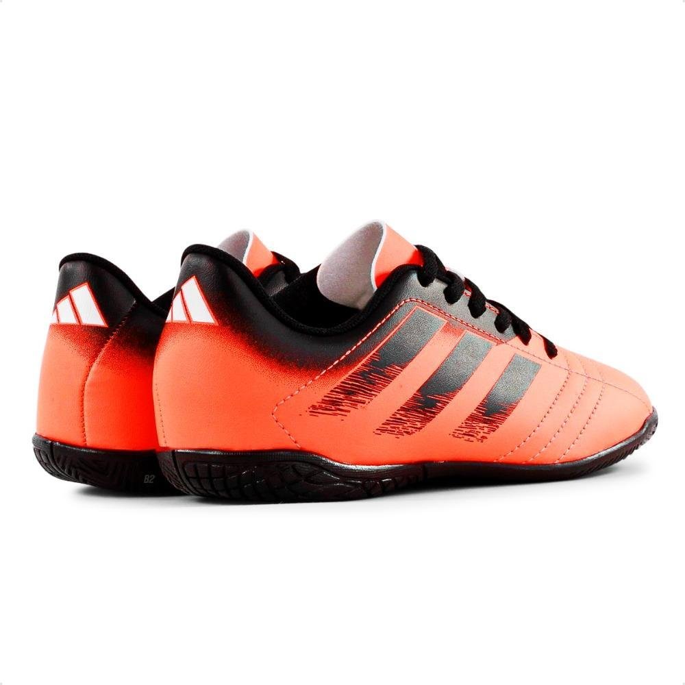 Chuteira Futsal Adidas Rabisco Junior Laranja/Preto 5