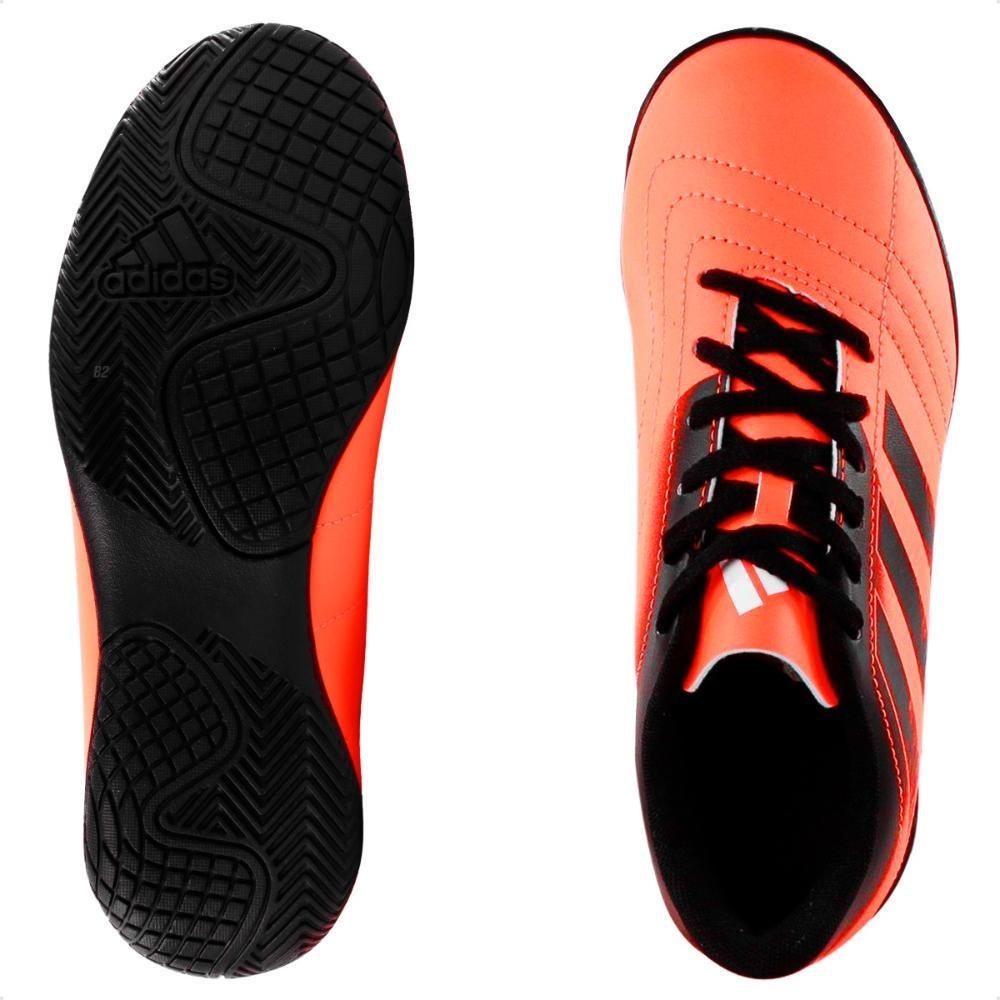 Chuteira Futsal Adidas Rabisco Junior Laranja/Preto 6