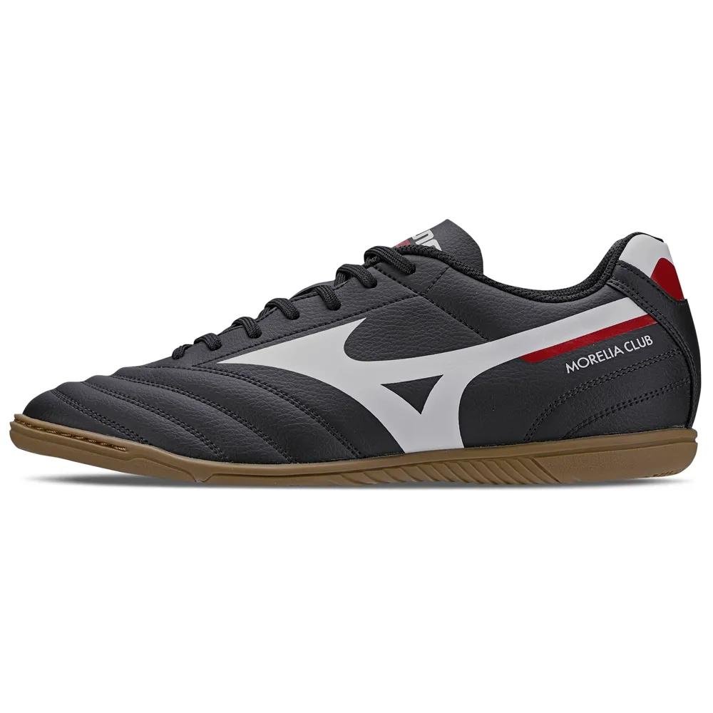 Chuteira Futsal Mizuno Morelia Club In Masculina Preto/Branco 2