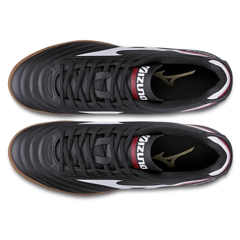 Chuteira Futsal Mizuno Morelia Club In Masculina Preto/Branco 3