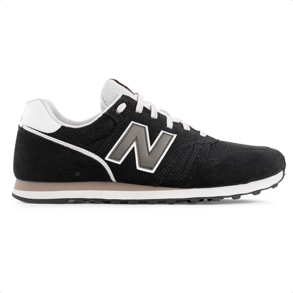 Tênis New Balance 373v2 Masculino Preto/Bege 1