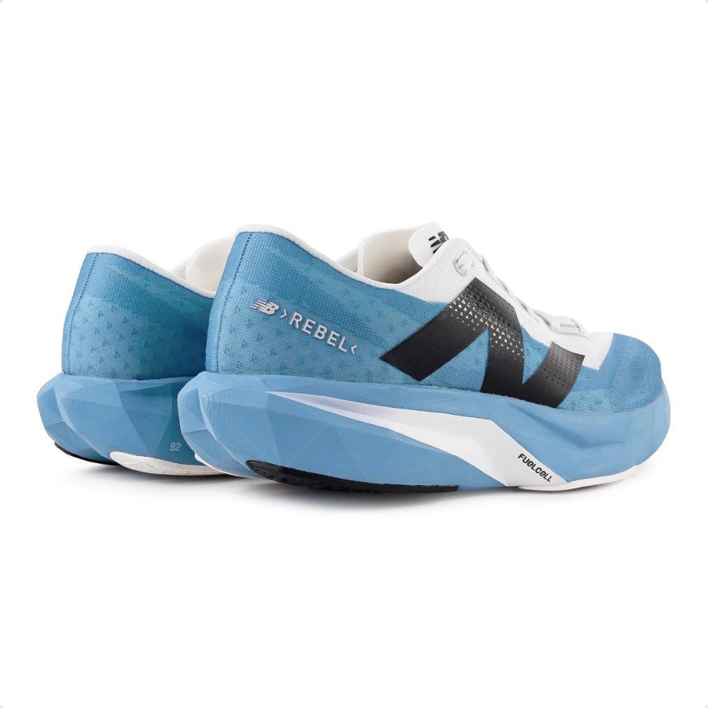 Tênis New Balance Fuelcell Rebel V4 Masculino Azul/Branco 5