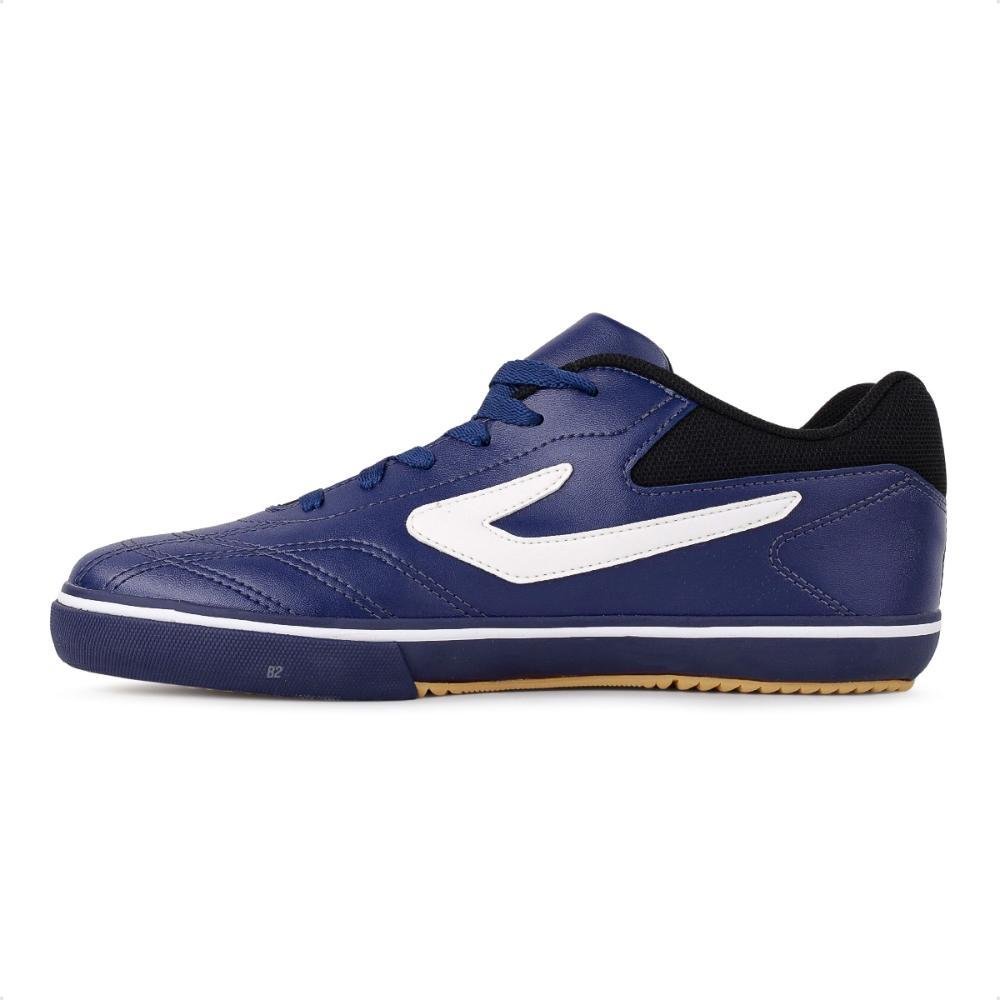 Chuteira Topper Futsal Dominator 3 LT Masculina Marinho/Branco 2