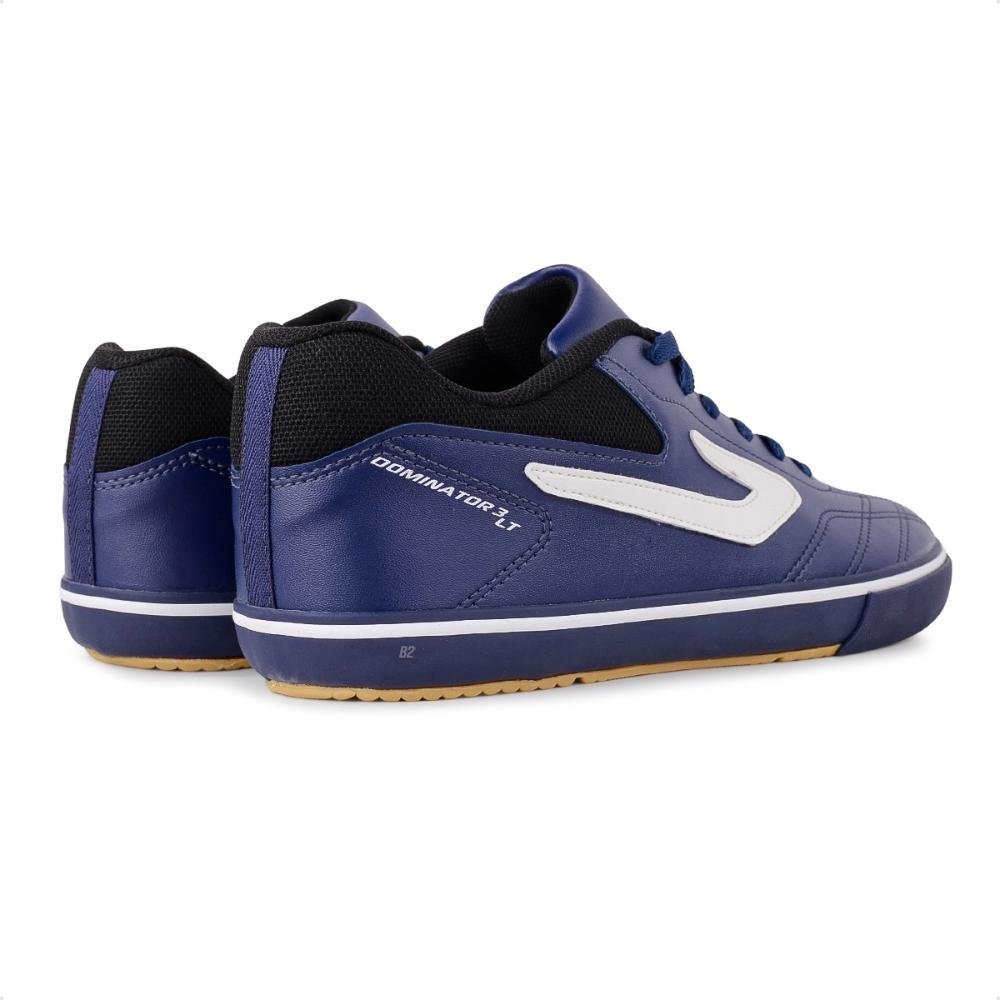 Chuteira Topper Futsal Dominator 3 LT Masculina Marinho/Branco 5