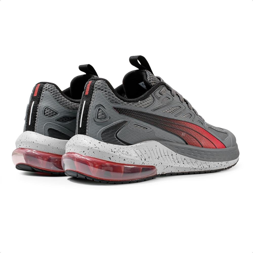 Tênis Puma X-Cell Lightspeed Masculino Cinza/Vermelho 5