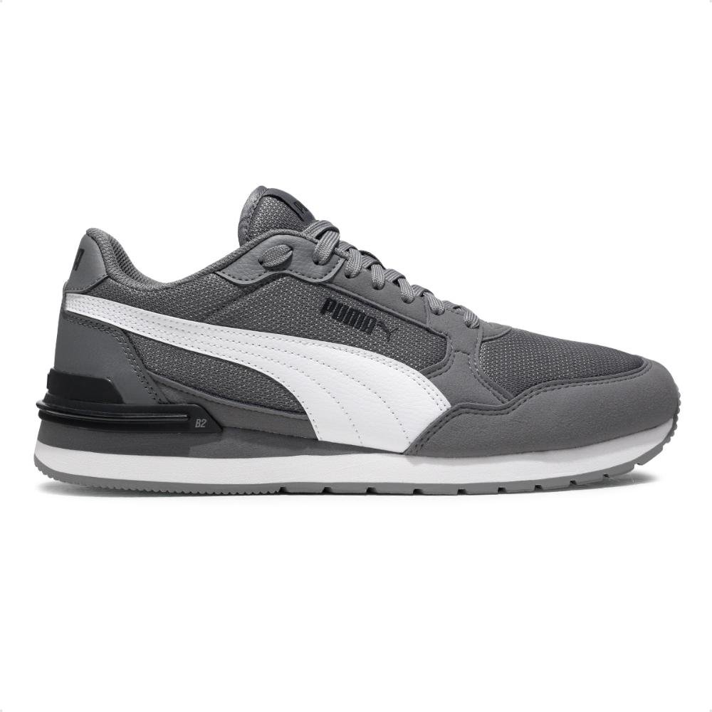Tênis Puma St Runner V4 Unissex Cinza 1
