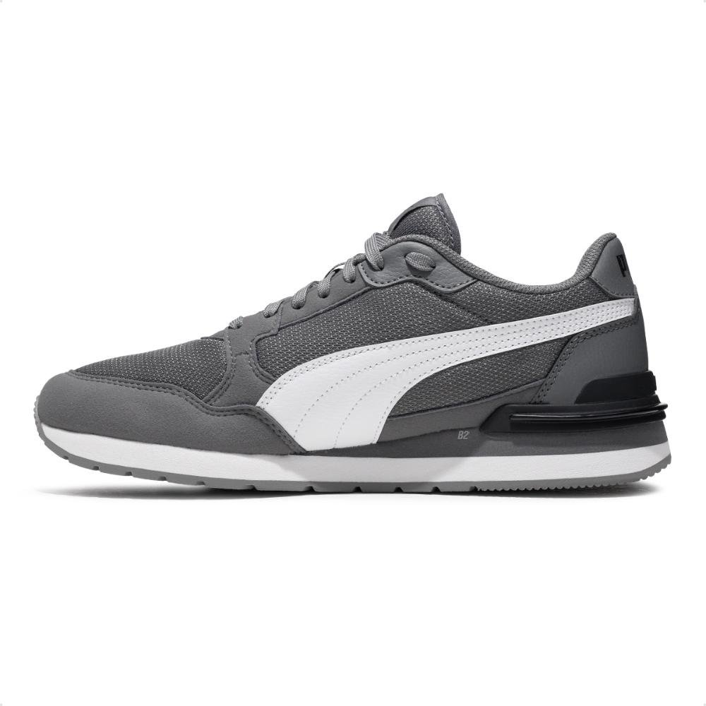 Tênis Puma St Runner V4 Unissex Cinza 2