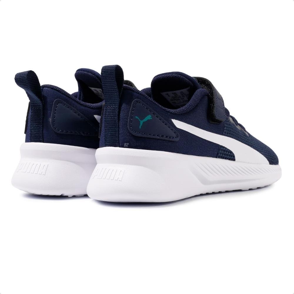 Tênis Puma Flyer Runner V Infantil Azul Marinho 5