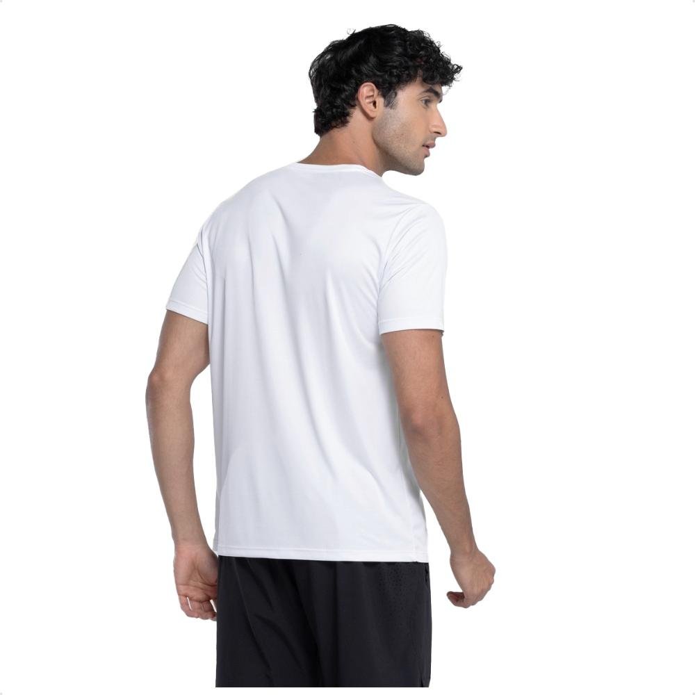 Camiseta Mizuno Treino Run Spark 2 Masculina Branco 2