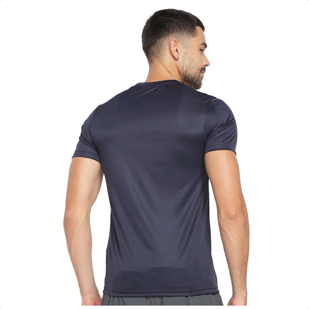 Camiseta Mizuno Treino Run Spark 2 Masculina Azul Marinho 3