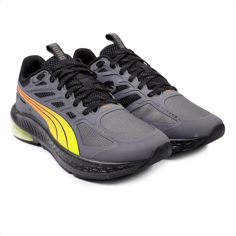 Tênis Puma X-Cell Lightspeed Masculino Cinza/Amarelo 3