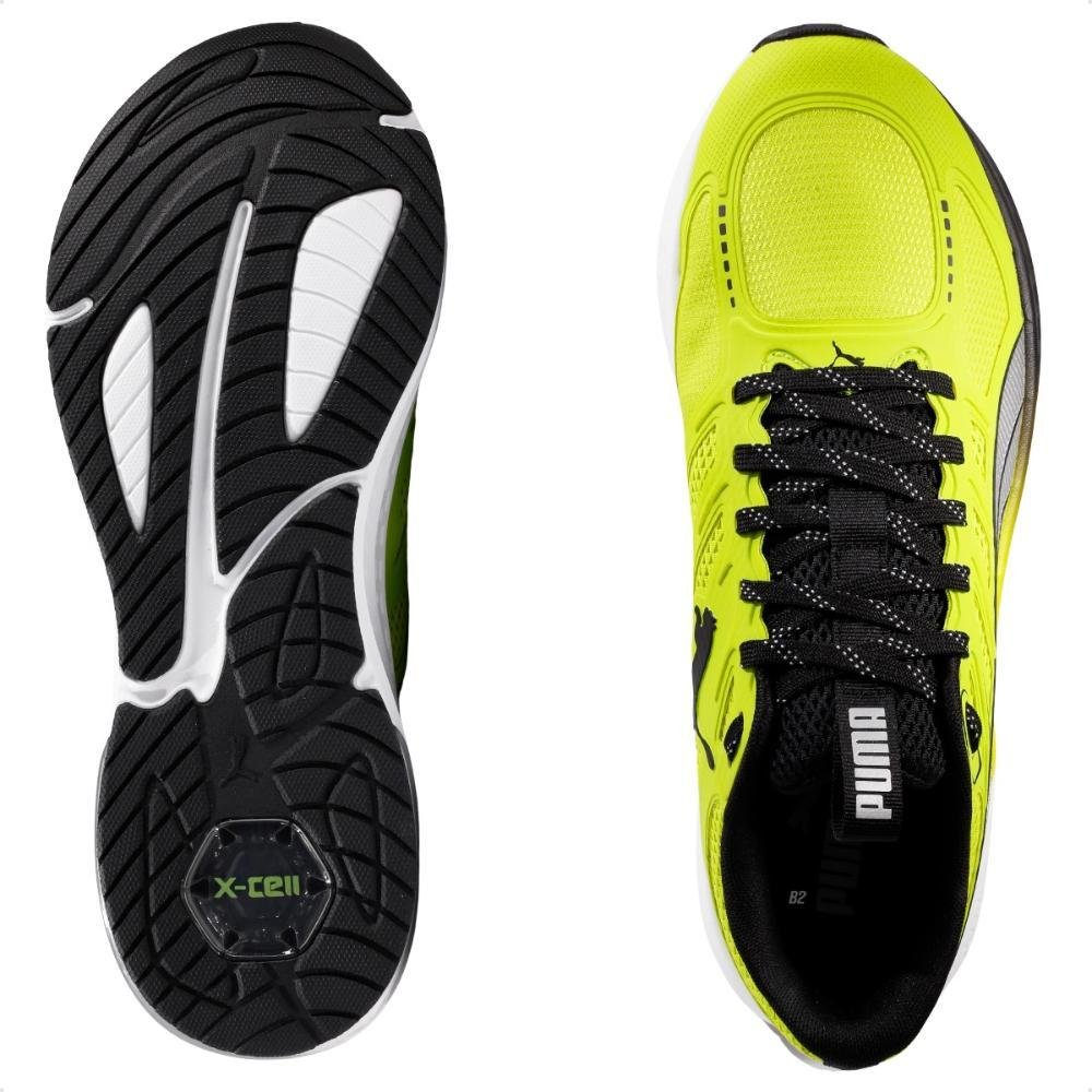 Tênis Puma X-Cell Lightspeed Masculino Amarelo Neon/Preto 6