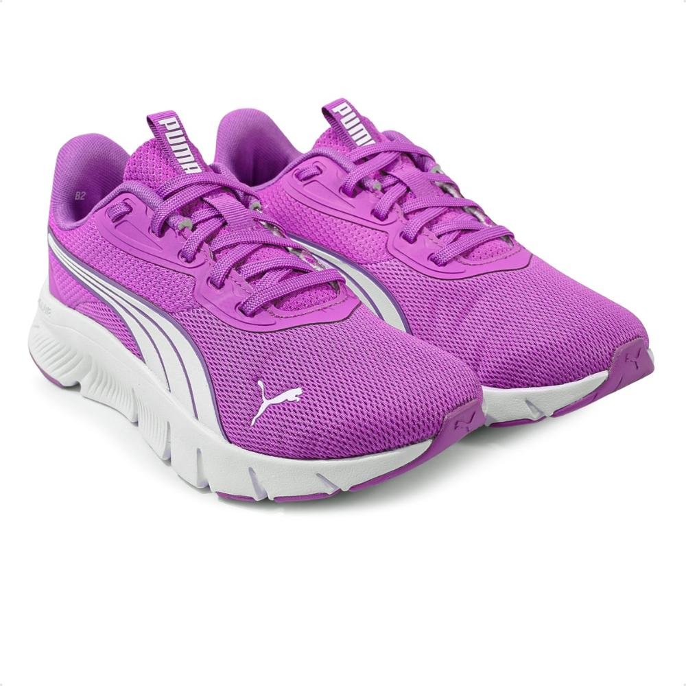 Tênis Puma Flexfocus Lite Modern Jr Rosa/Branco 3