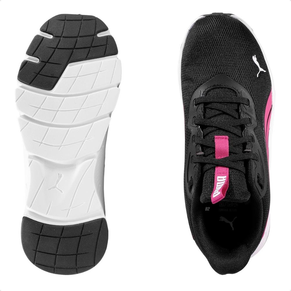 Tênis Puma Flexfocus Lite Modern Jr Preto/Rosa 6