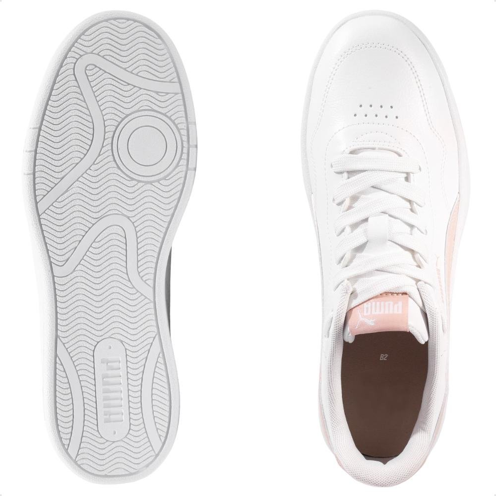 Tênis Puma Court Lally Feminino Branco/Rosa 6