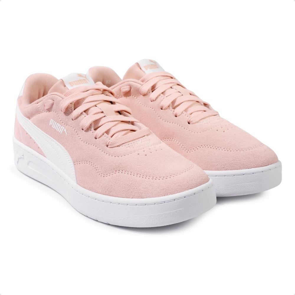 Tênis Puma Court Lally Sd Feminino Rosa/Branco 3