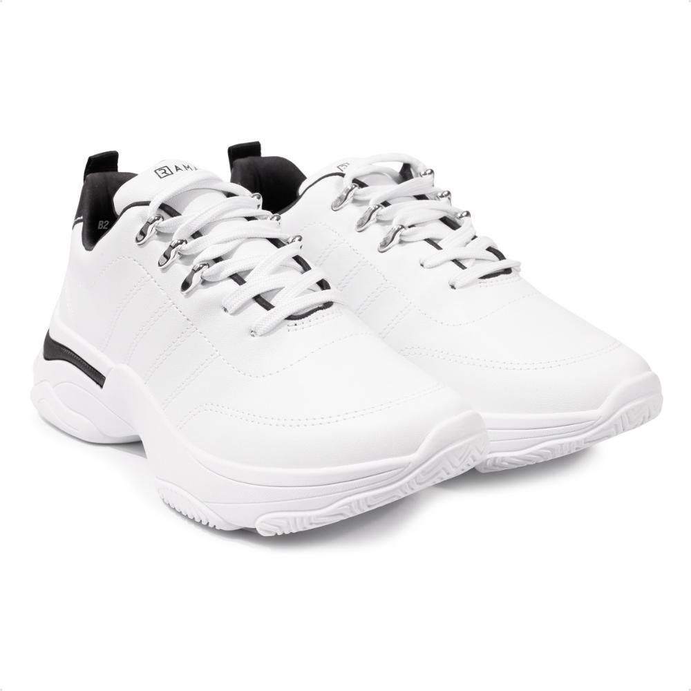 Tênis Ramarim Casual Conforto Feminino Branco/Preto 3