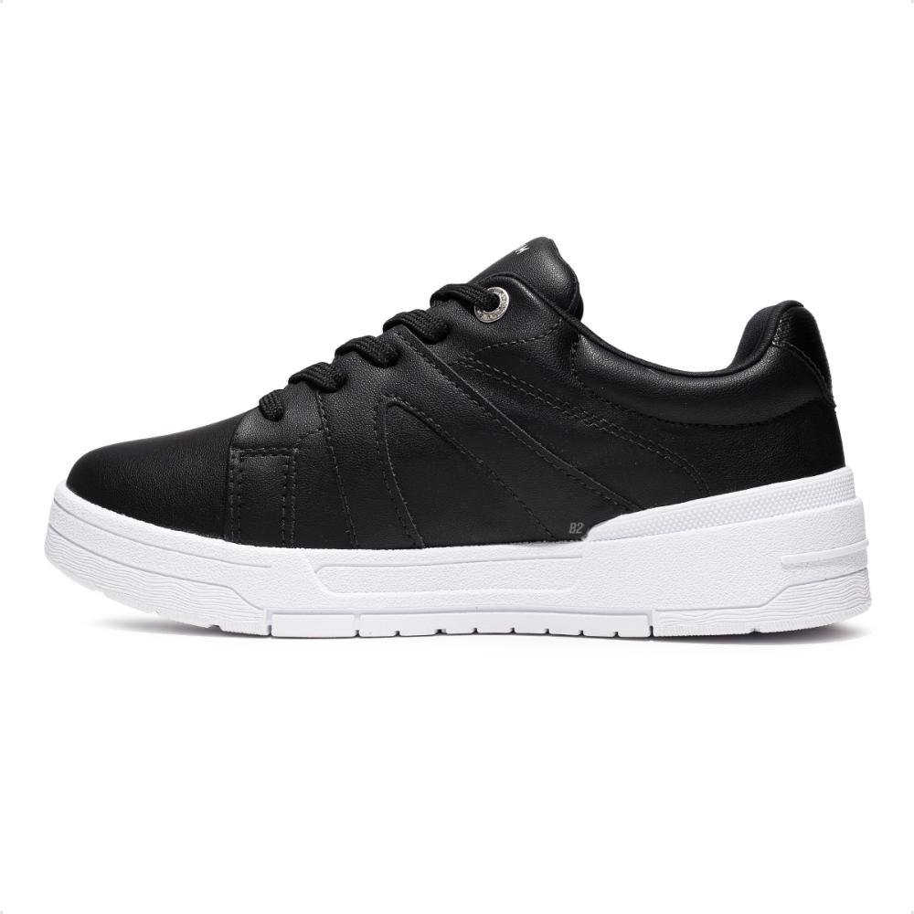 Tênis Ramarim Casual Recortes Summer Feminino Preto/Branco 2