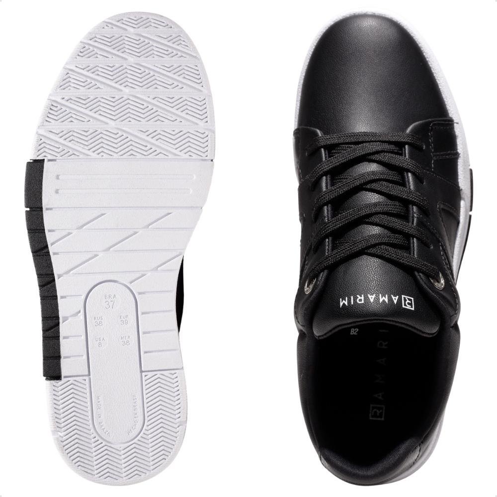 Tênis Ramarim Casual Recortes Summer Feminino Preto/Branco 6