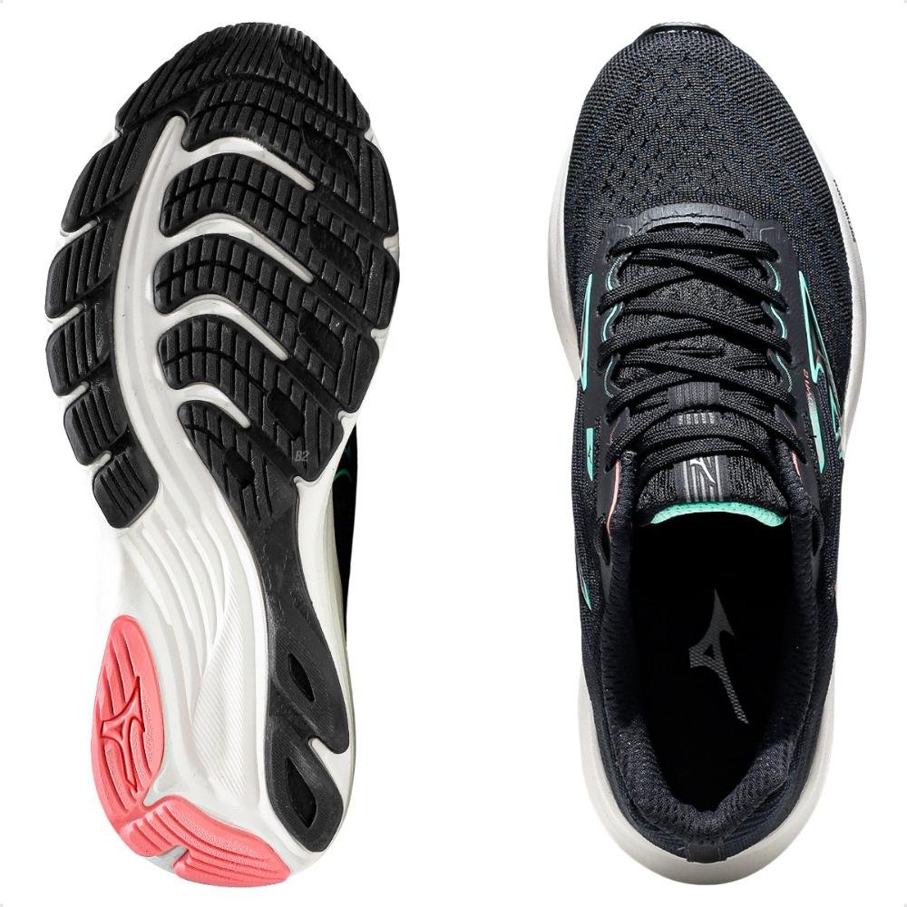 Tênis Mizuno Goya 2 Feminino Preto/Azul 6