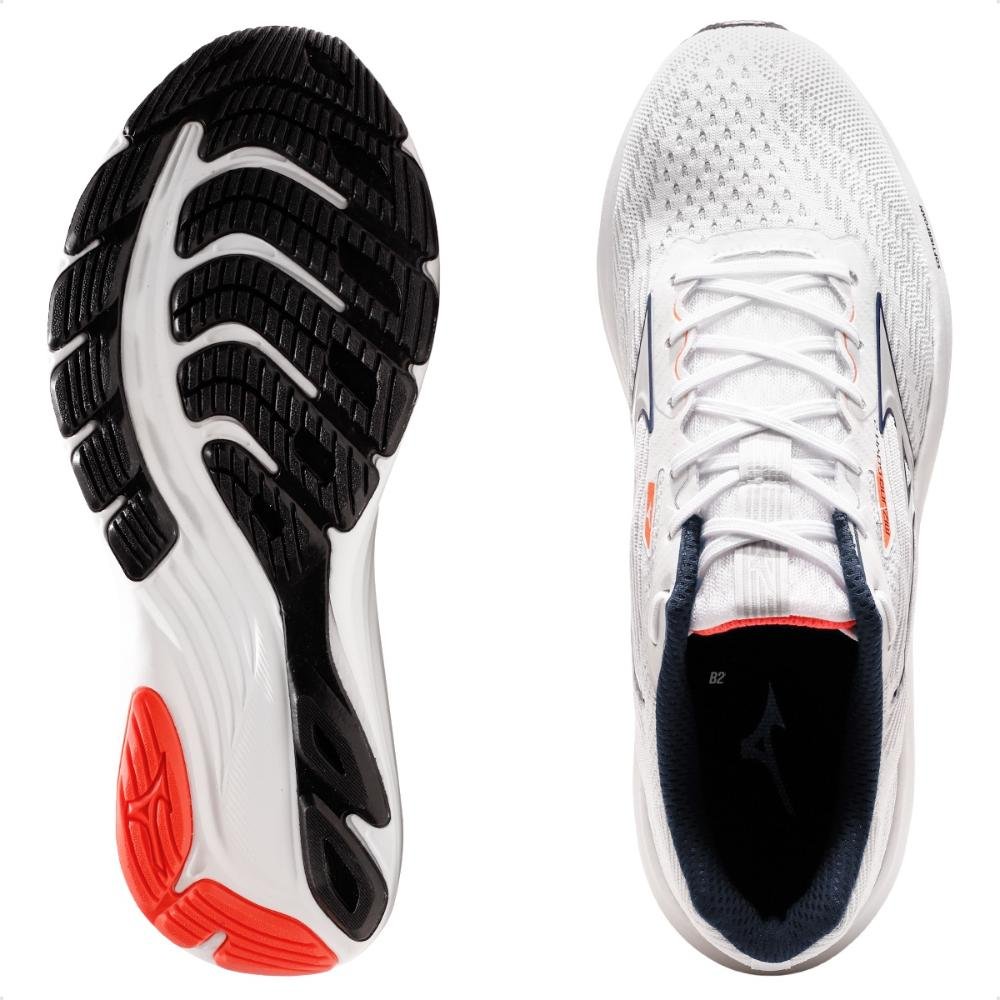 Tênis Mizuno Goya 2 Masculino Branco/Marinho 6