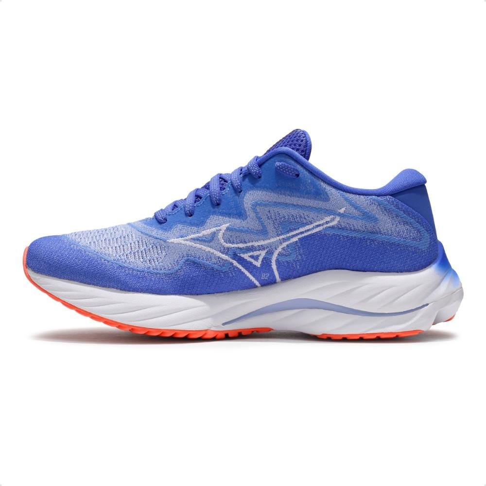 Tênis Mizuno Wave Rider 27 SSW Feminino Azul/Branco 2