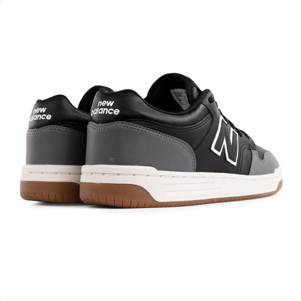 Tênis New Balance 480 Low Masculino Preto/Grafite 5
