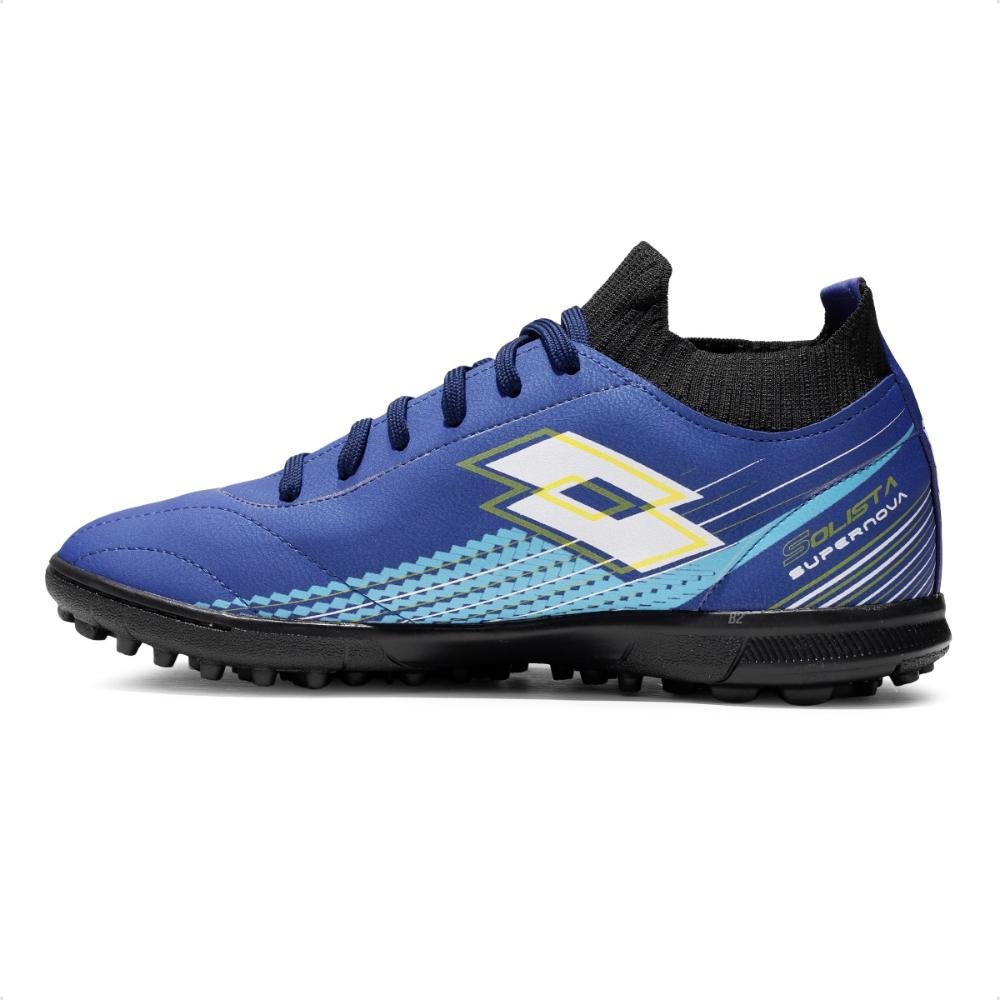 Chuteira Society Lotto Solista Supernova Masculina Azul Marinho 3