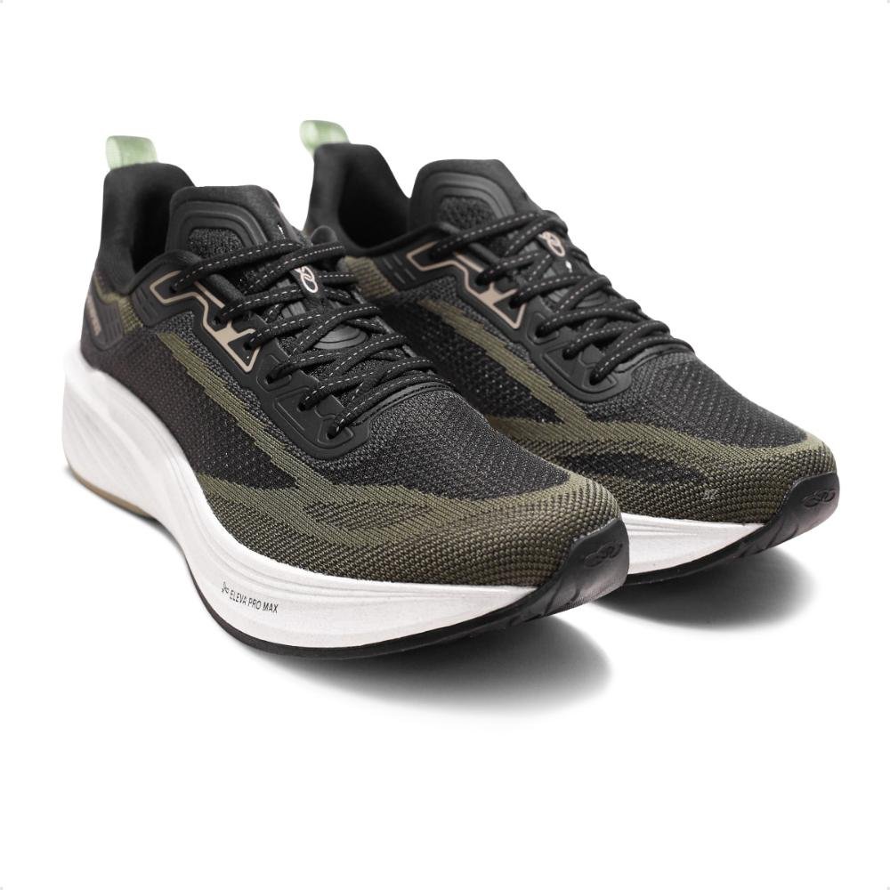 Tênis Olympikus Volta Masculino Preto/Verde 3