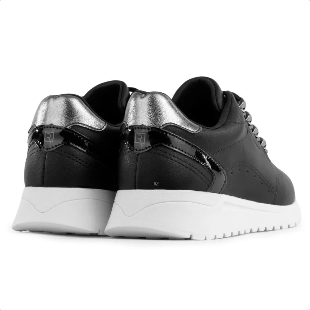 Tênis Ramarim Casual Ilhós Feminino Preto 5