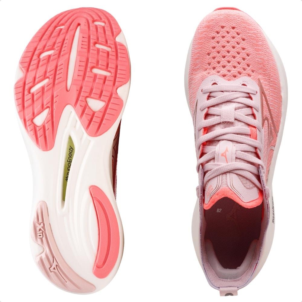 Tênis Mizuno Base One Feminino Rosa/Branco 6