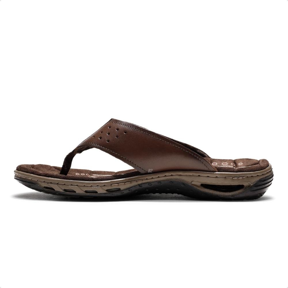 Chinelo Pegada Casual Masculino Marrom 2