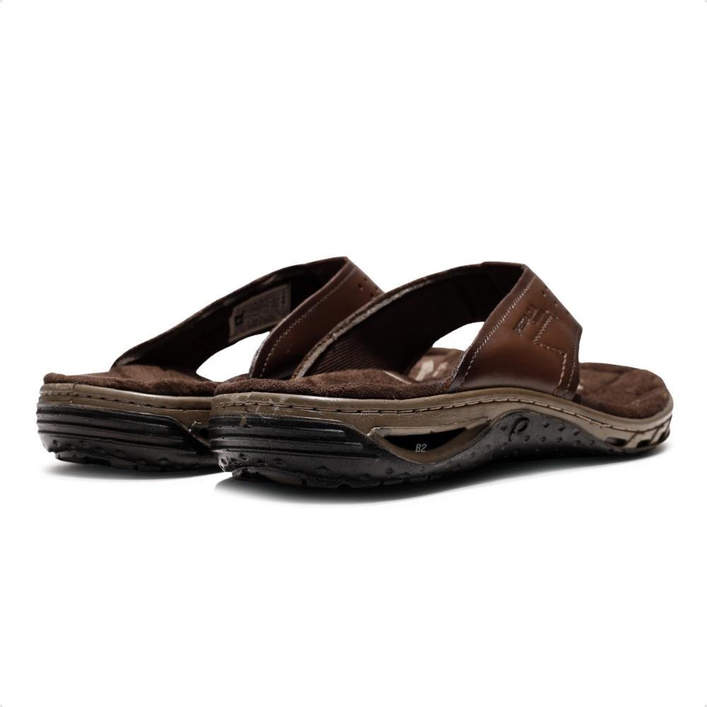 Chinelo Pegada Casual Masculino Marrom 5