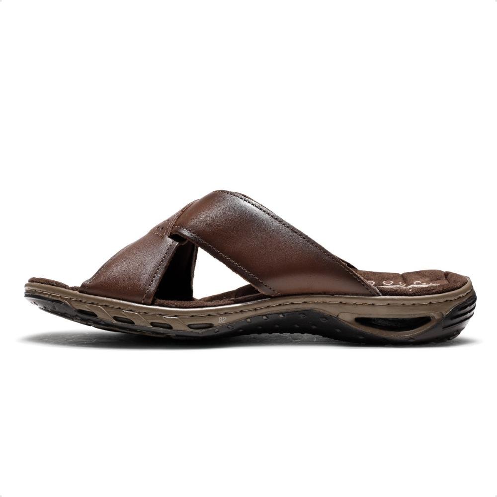 Chinelo Pegada Tiras Masculino Marrom Tabaco 2