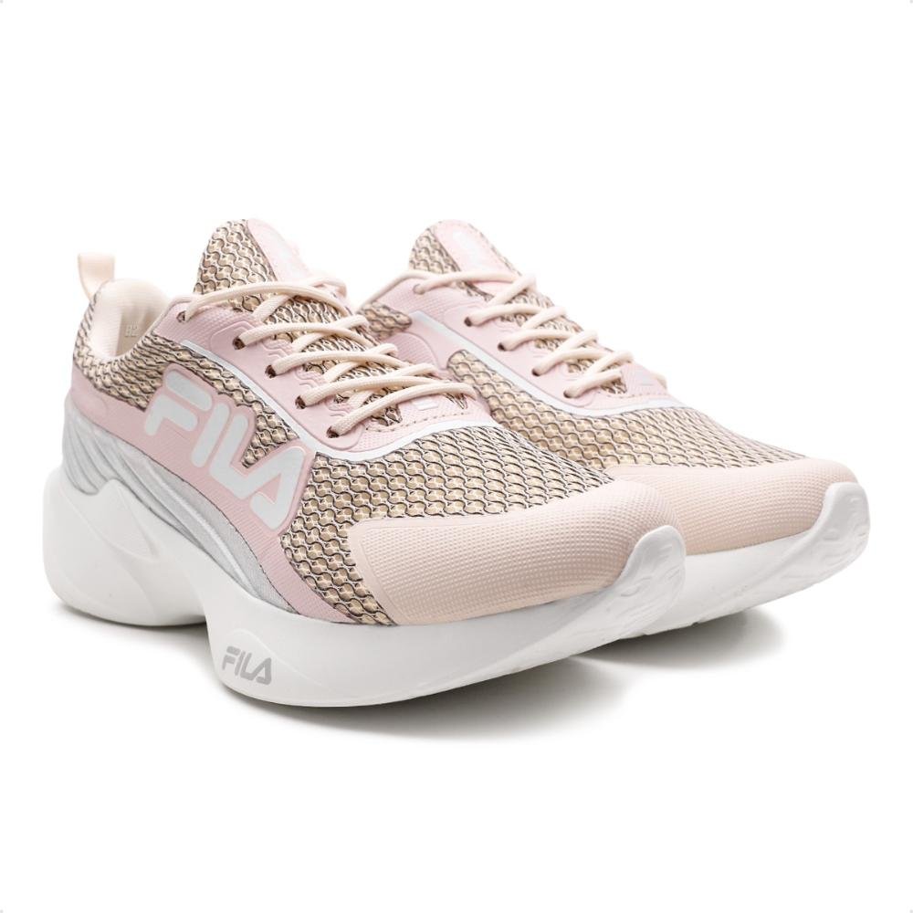 Tênis Fila Progress Infantil Rosa/Cinza 3