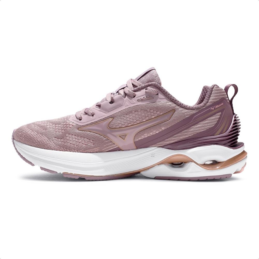 Tênis Mizuno Wave Dynasty 7 Feminino Lilás/Rosa 2
