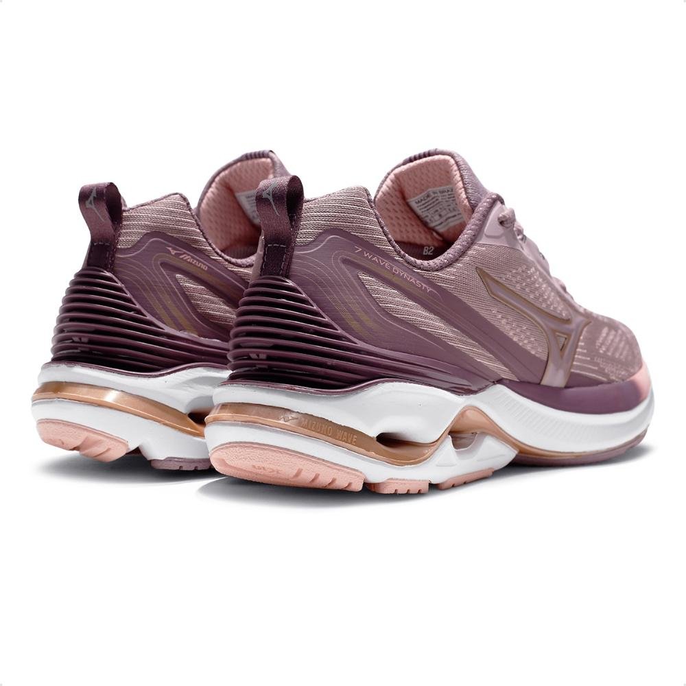Tênis Mizuno Wave Dynasty 7 Feminino Lilás/Rosa 5