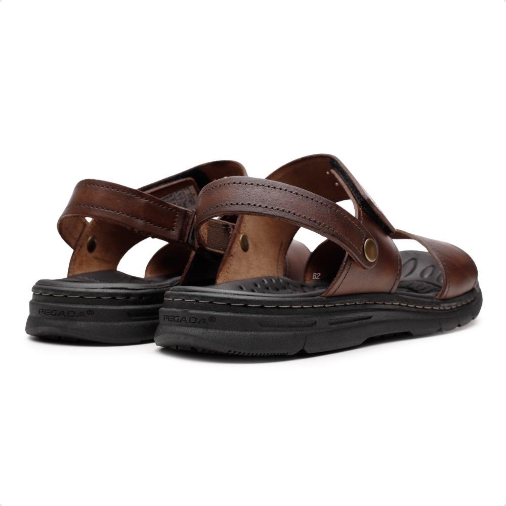 Sandália Pegada Wave Masculina Marrom Tabaco 5