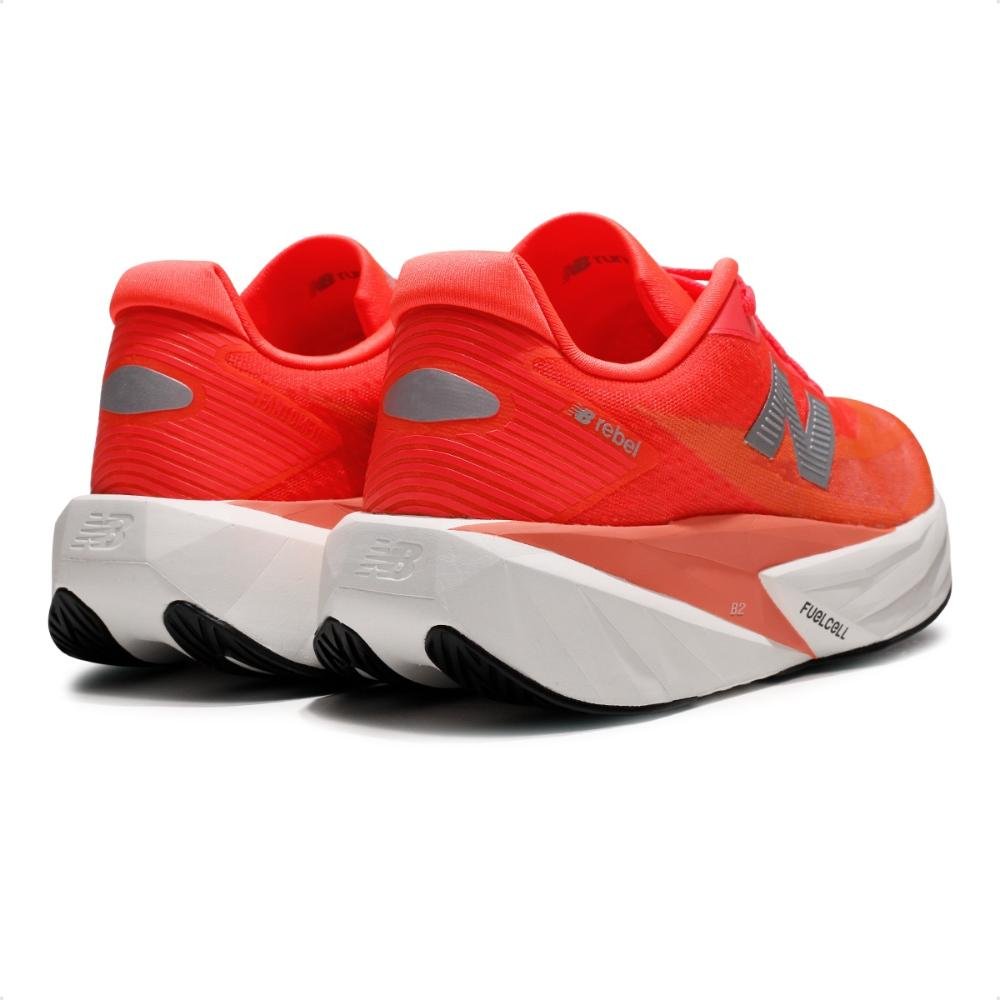 Tenis New Balance Fuelcell Rebel V5 Feminino Vermelho/Laranja 5