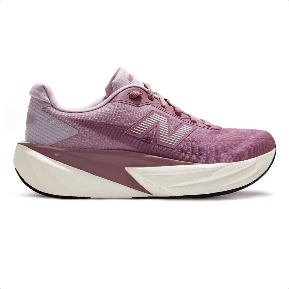Tenis New Balance Fuelcell Rebel V5 Feminino Vermelho/Laranja