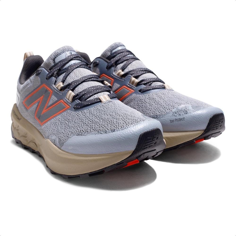 Tênis New Balance Fresh Foam Garoé V2 Masculino Cinza/Laranja 4
