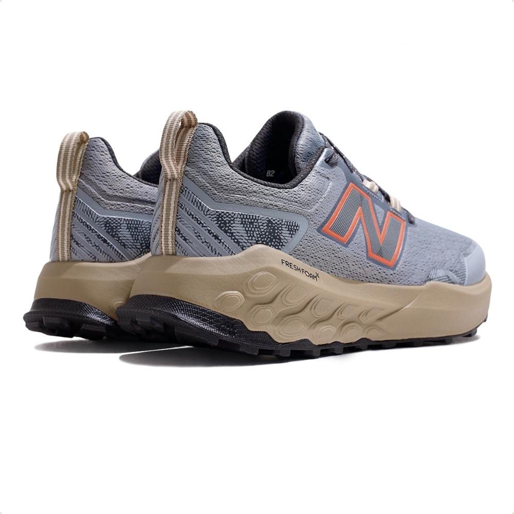 Tênis New Balance Fresh Foam Garoé V2 Masculino Cinza/Laranja 5