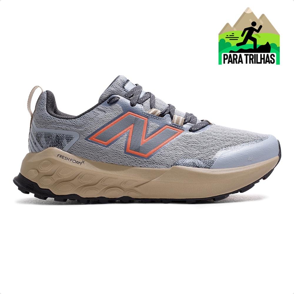 Tênis New Balance Fresh Foam Garoé V2 Masculino Cinza/Laranja 7