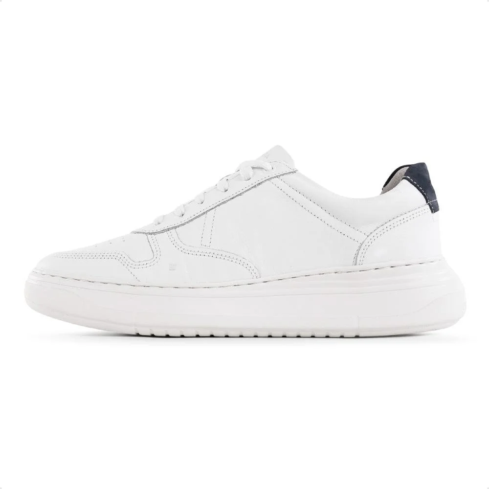 Sapatênis Democrata Denim Joe Ultra Light Masculino Branco 2