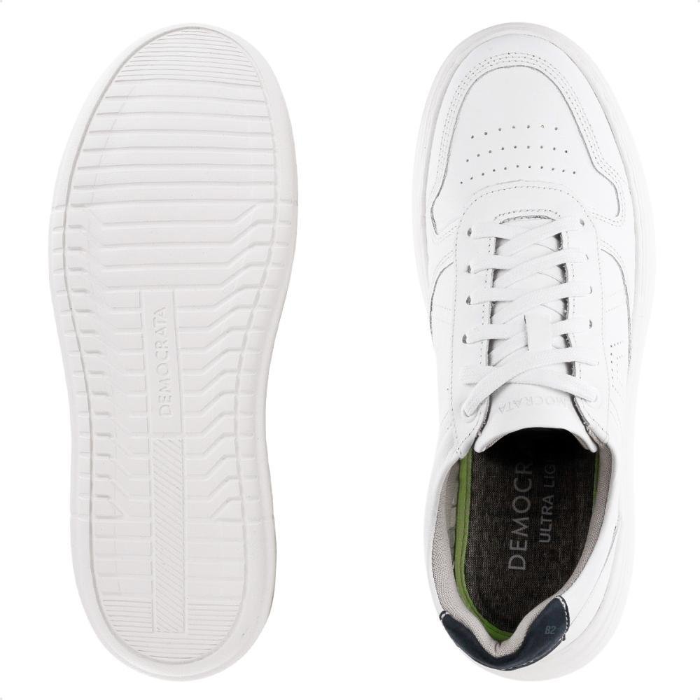 Sapatênis Democrata Denim Joe Ultra Light Masculino Branco 6